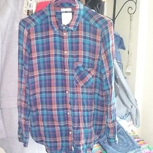 American eagle boyfriend fit flannel